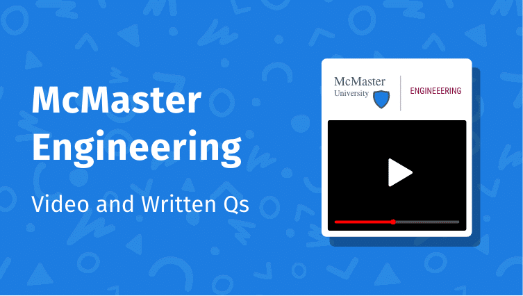 mcmaster engineering supplementary application
