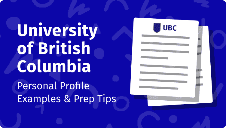 ubc personal profile example questions samples and tips